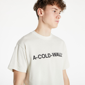 A-COLD-WALL* Knitted Esssential Short Sleeve Logo T-Shirt Bone