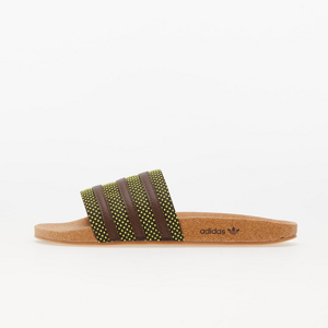 adidas Adilette - Plant And Grow Brown/ Brown/ Sefr Yellow
