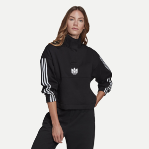 adidas Fleece Over-The-Head Sweatshirt Black