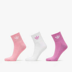adidas Mid Ankle Crew Socks 3-Pack Multicolor
