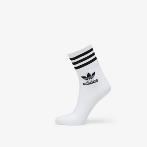adidas Mid Cut Crew Socks 3-Pack White/ Black