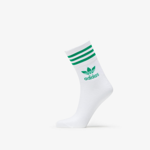 adidas Mid Cut Crew Socks 3-Pack White/ Scarle