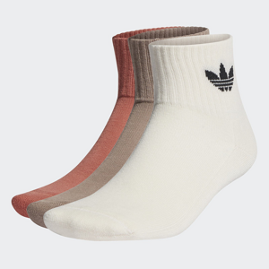 adidas Originals Mid Ankle Socks Brown/ Beige/ Cream