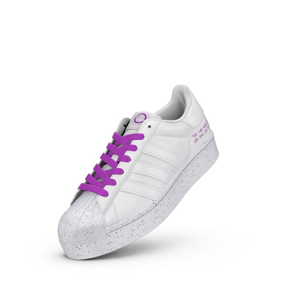 adidas Superstar Bold W Clean Classics Ftw White/ Ftw White/ Shock Purple