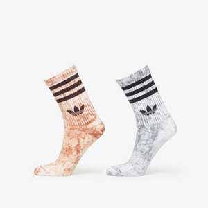 adidas Tie Dye 2-Pack Sock Grey Two/ Wonder Beige