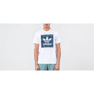 adidas Towning BB Tee White/ Black/ Active Blue