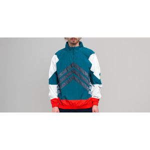 adidas V-Stripes Windbreaker Jacket Blue/ Hi-Res Red