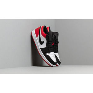 Air Jordan 1 Low White/ Black-Gym Red