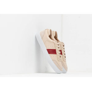 AXEL ARIGATO Dunk Sneaker Leather/ Suede Beige/ Red