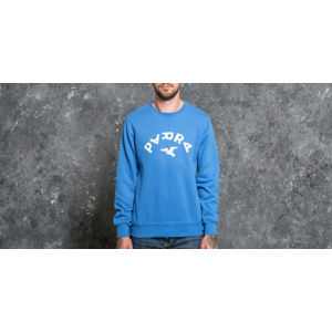 by Parra Arch & Bird Crew Neck Sweater Bright Blue