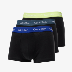 Calvin Klein 3 Pack Low Rise Trunks Grey/ Blue/ Yellow