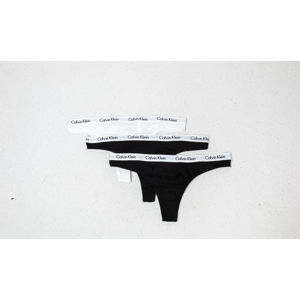Calvin Klein 3 Pack Thongs Black/ White