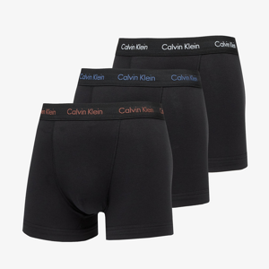 Calvin Klein Cotton Stretch Boxer 3-Pack Black/ Maroon/ Skyway/ True Navy Logos