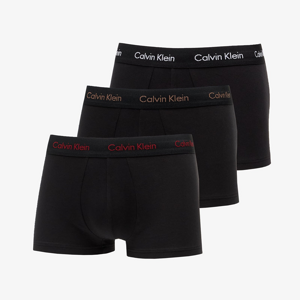 Calvin Klein Cotton Stretch Low Rise Trunk 3-Pack Bright Camel/ White/ Red Carpet Logo