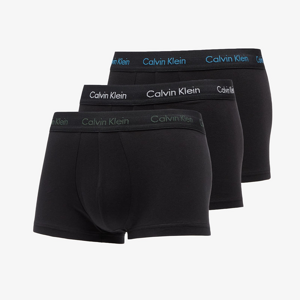 Calvin Klein Cotton Stretch Low Rise Trunk 3Pk Black