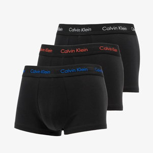 Calvin Klein Cotton Stretch Low Rise Trunk 3Pk Blue/ Gray/ Red