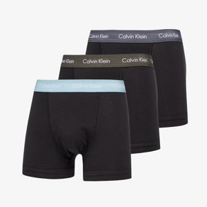 Calvin Klein Cotton Stretch Trunk 3-Pack Black/ Sleek Grey/ Tourmaline/ Olive WBS
