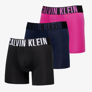 Calvin Klein Intense Power Boxer Brief 3-Pack Hot Pink/ Black/ Blue Shadow