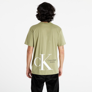 Calvin Klein Jeans Dynamic Ck Back Graphic Tee Faded Olive