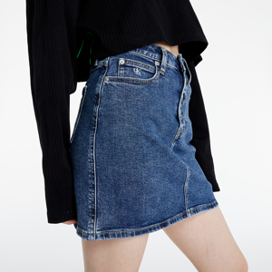 Calvin Klein Jeans High Rise Denim Mini Skirt Denim Dark