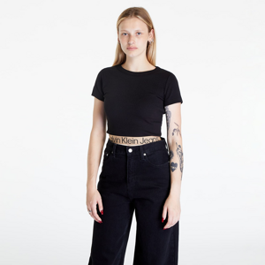 Calvin Klein Jeans Logo Tape T-Shirt Black