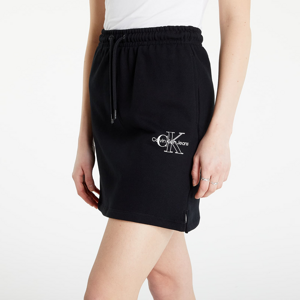 Calvin Klein Jeans Two Tone Monogram Skirt Ck Black
