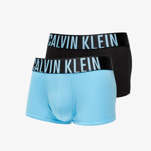 Calvin Klein Low Rise Trunks 2 Pack Black/ Blue