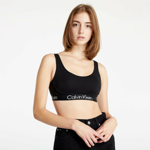 Calvin Klein Structure Cotton Unlined Bralette Black