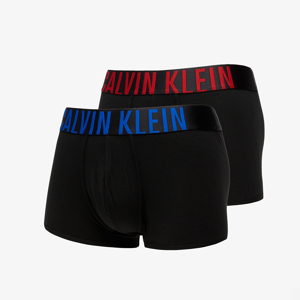 Calvin Klein Trunks 2 Pack Black/ Mulberry/ Kettle Blue