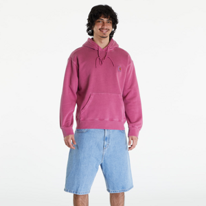 Carhartt WIP Hooded Nelson Sweat UNISEX Magenta Garment Dyed