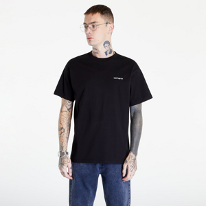 Carhartt WIP S/S Script Embroidery T-Shirt Black/ White
