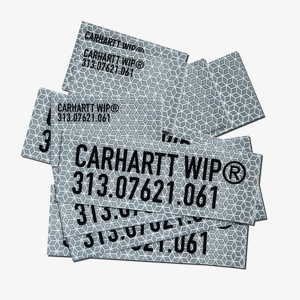 Carhartt WIP Tour Sticker Bag (10-Pack) Reflective Grey