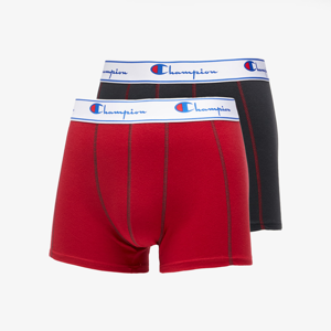 Champion 2 Pack Boxers Grey/ Red