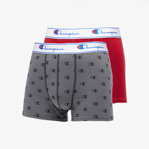 Champion 2 Pack Boxers Red/ Grey