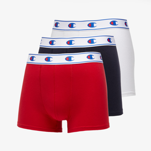 Champion 3 Pack Boxers White/ Red/ Black
