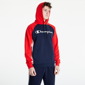 Champion Hooded Sweatshirt Red/ Navy