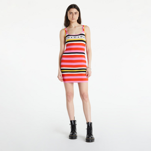 Chiara Ferragni Striped Yarn Logomania Dress Multi