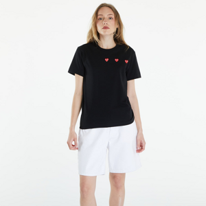 Comme des Garçons PLAY Short Sleeve Logo Print T-Shirt UNISEX Black