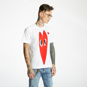 Comme des Garçons PLAY Tee White/ Red
