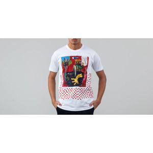 Comme des Garçons Shirt x Jean-Michel Basquiat T-Shirt White/ Red/ Yellow