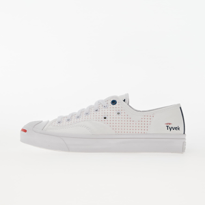 Converse Jack Purcell Rally "Tyvek" White/ Fiery Red/ Princess Blue