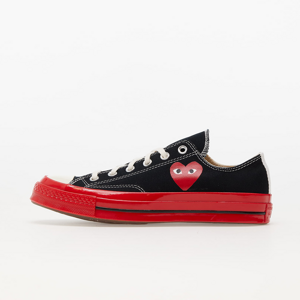 Converse x Comme des Garcons PLAY Chuck Taylor 70 Low Top Red Sole Black