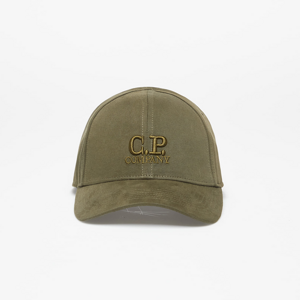 C.P. Company Gabardine Logo Cap Ivy Green