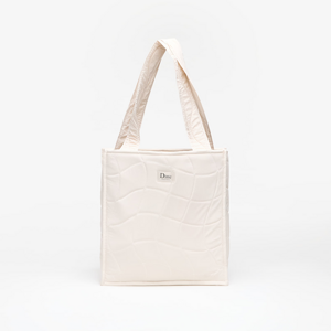 Dime Quilted Tote Bag Tan