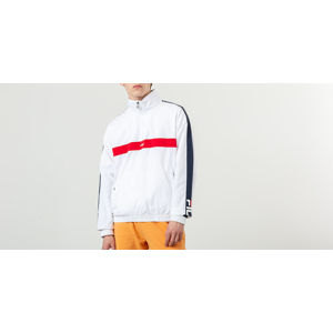 FILA Jona Woven Half Zip Jacket Bright White/ Black Iris/ True Red