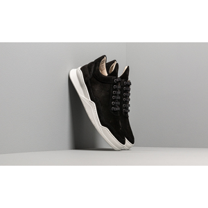 Filling Pieces Low Top Ghost Suede Black