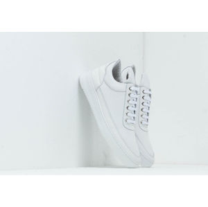Filling Pieces Low Top Ripple Nappa Perforated All White