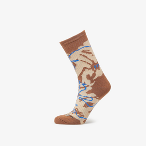 Footshop Giza Desert Socks Camel/ Blue