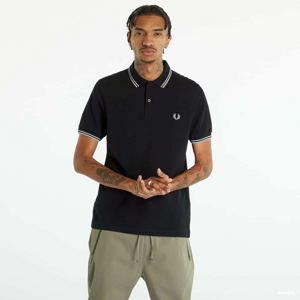 FRED PERRY Back Graphic Polo Shirt Black