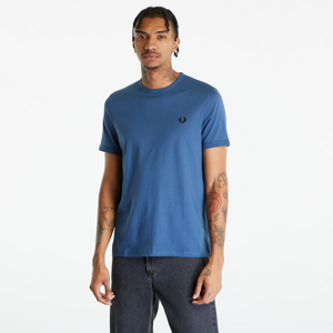 FRED PERRY Ringer Short Sleeve Tee Midnight Blue
